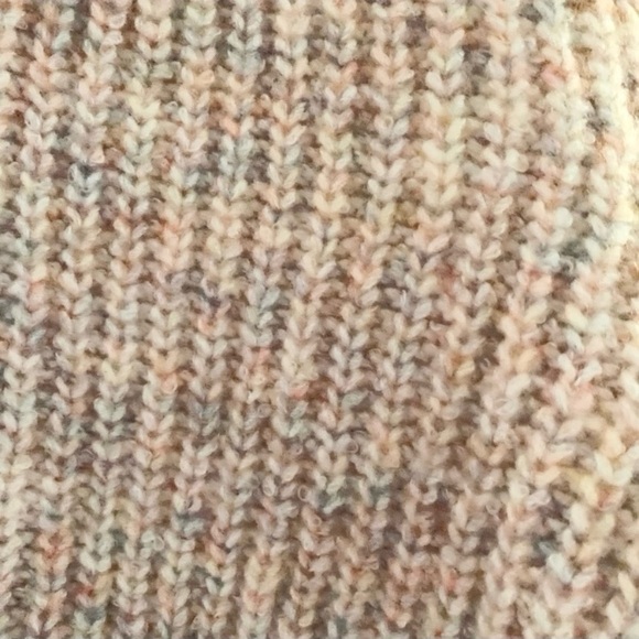 TOPSHOP HEATHER PINK (MULTI COLOR) CROP SWEATER SIZE LARGE - Picture 10 of 10